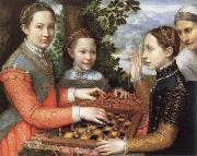 Sofonisba Anguissola the chess game oil painting